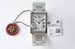 AF Factory 2024New Swiss Replica Cartier Tank Solo 361L Stainless Steel Case Watches 31mm Small
